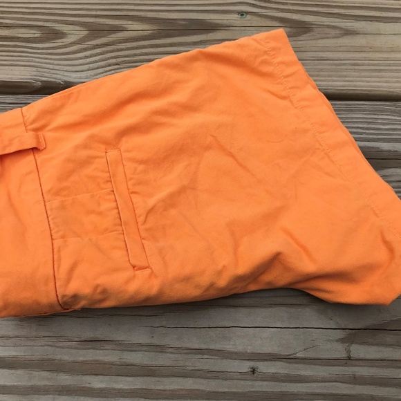 Ann Taylor Loft Women Short Shorts Orange Cotton - Picture 8 of 8